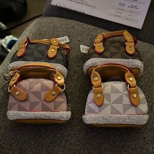 Stylish Women's Handbag Rhinestone Accents four different colors you like